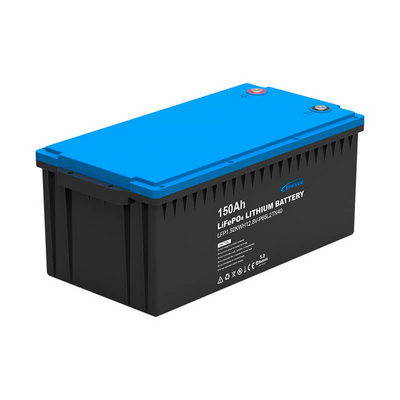 Batería de Litio LiFePO4 / 12.8V 150Ah / 1920 Wh / IP65 / Bluetooth / 6000+ Ciclos / Protecciones Múltiples / Conexión S