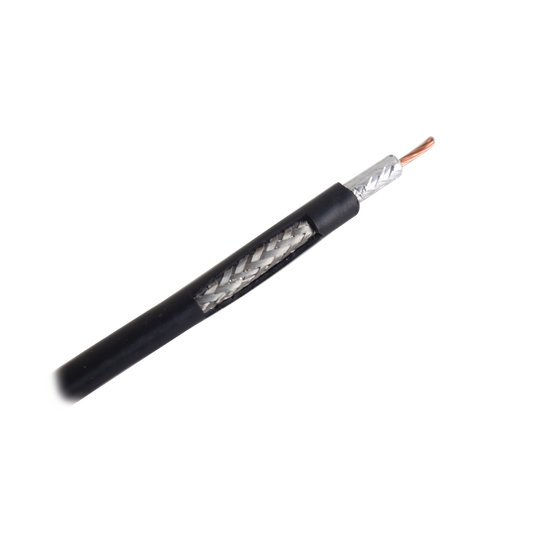 Carrete de 305m, Cable Coaxial Ultra Flexible LMR240UF de 50 Ohm, Conductor Central de Cobre Trenzado 
