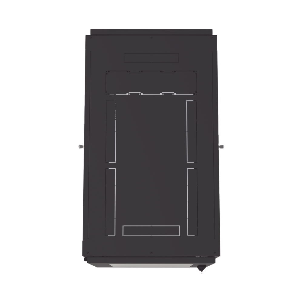 Gabinete Profesional de Piso para Telecomunicaciones de 12UR, 1000 mm Profundidad.