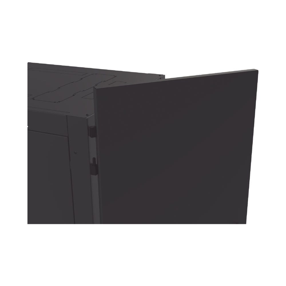 Gabinete Profesional de Piso para Telecomunicaciones de 12UR, 1000 mm Profundidad.