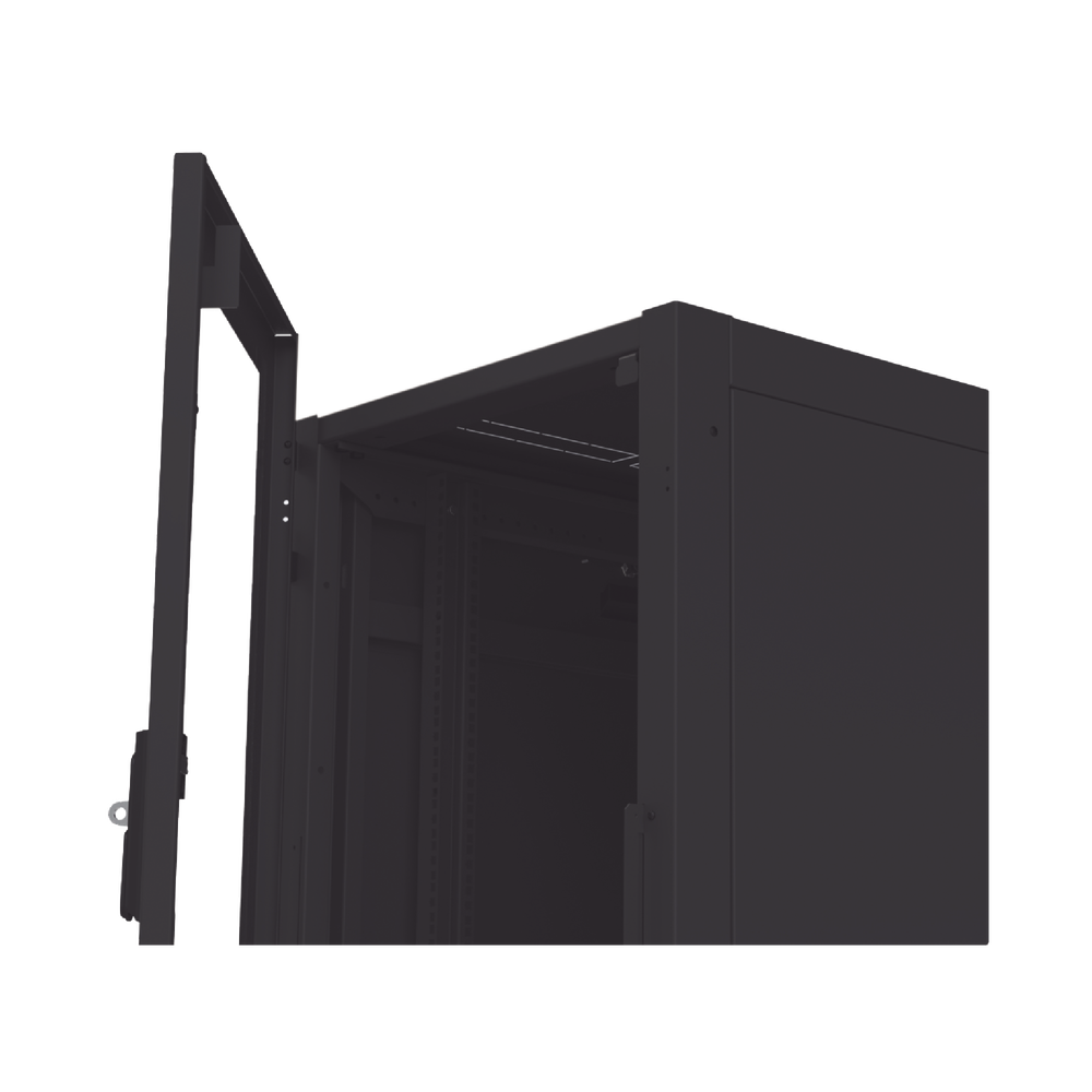 Gabinete Profesional de Piso para Telecomunicaciones de 12UR, 1000 mm Profundidad.