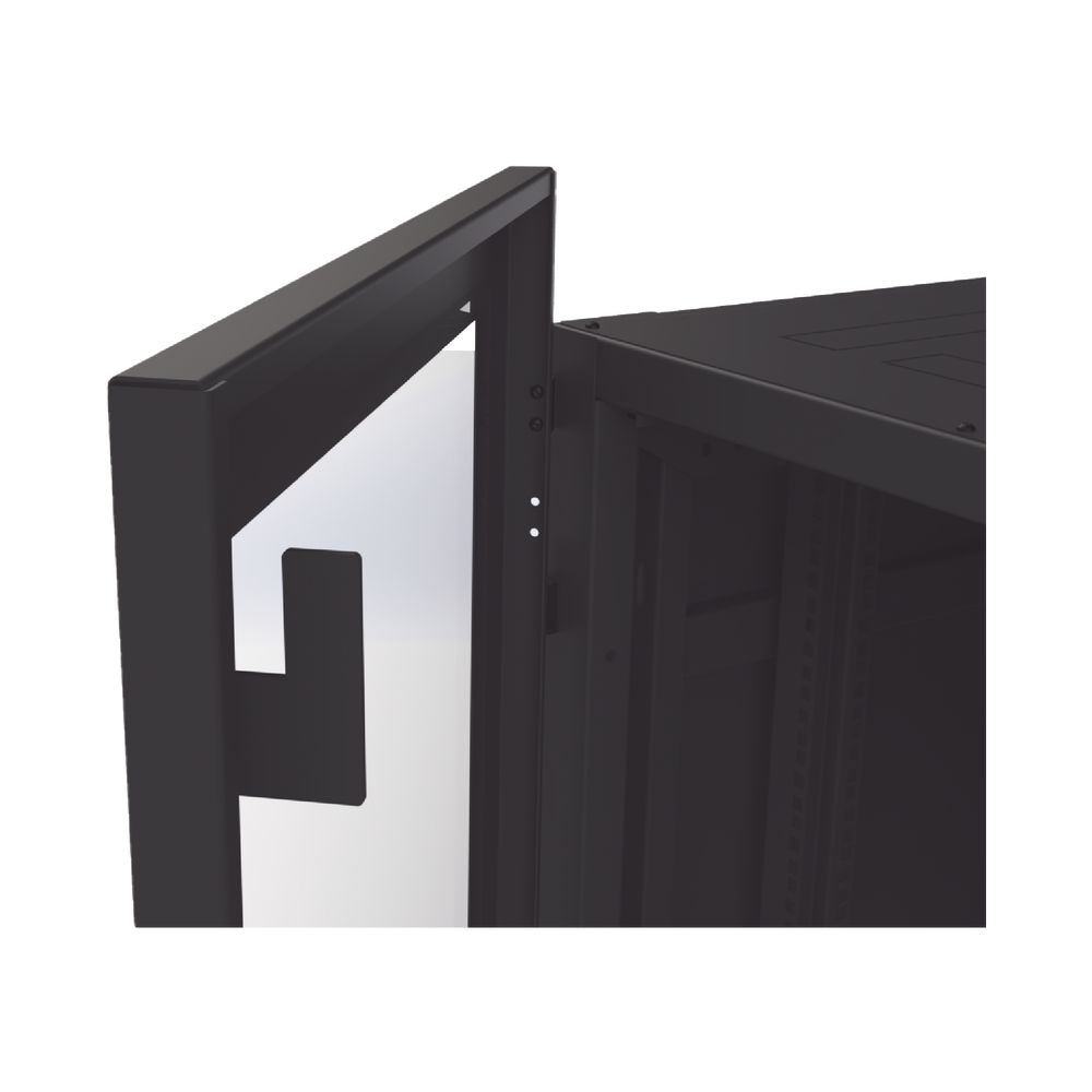 Gabinete Profesional de Piso para Telecomunicaciones de 12UR, 1000 mm Profundidad.