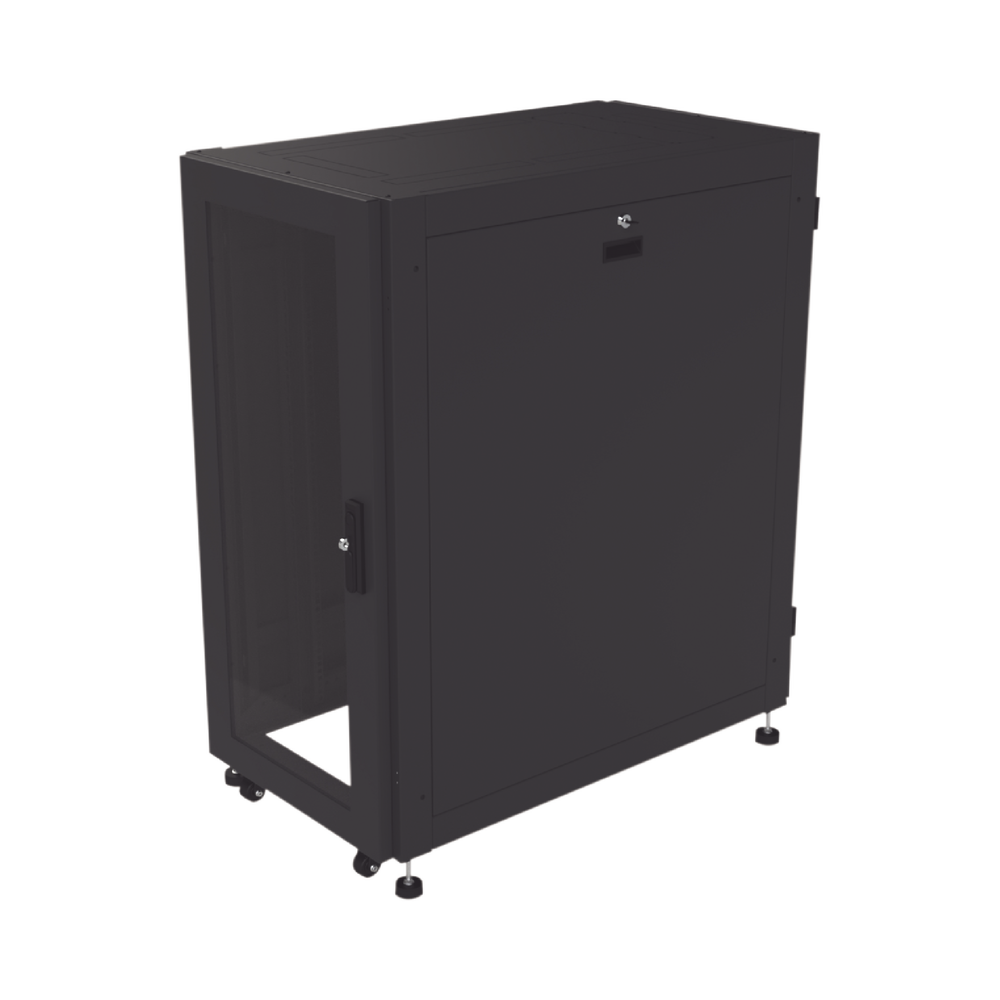 Professional 24U Telecommunications Cabinet, 600mm Wide x 1000mm Deep.