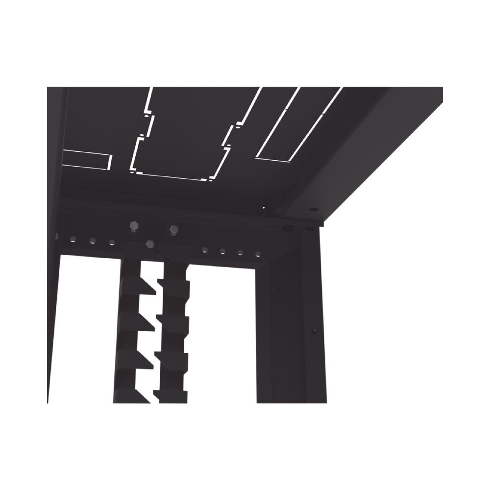 Professional 24U Telecommunications Cabinet, 600mm Wide x 1000mm Deep.