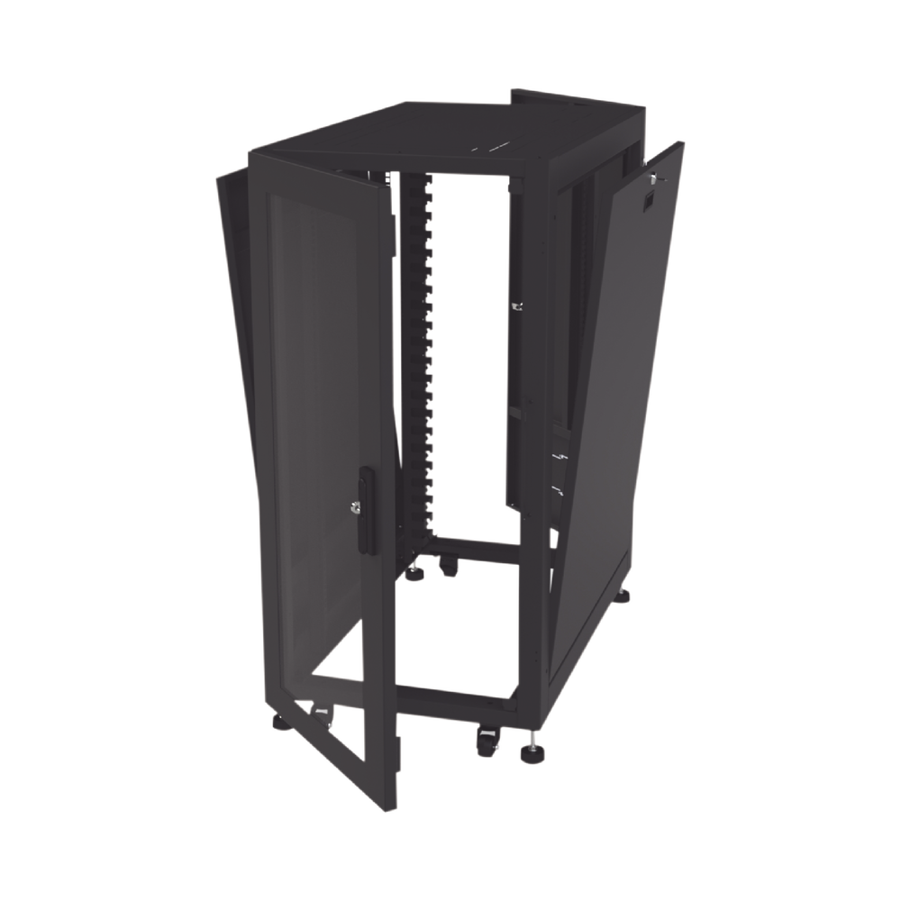 Professional 24U Telecommunications Cabinet, 600mm Wide x 1000mm Deep.