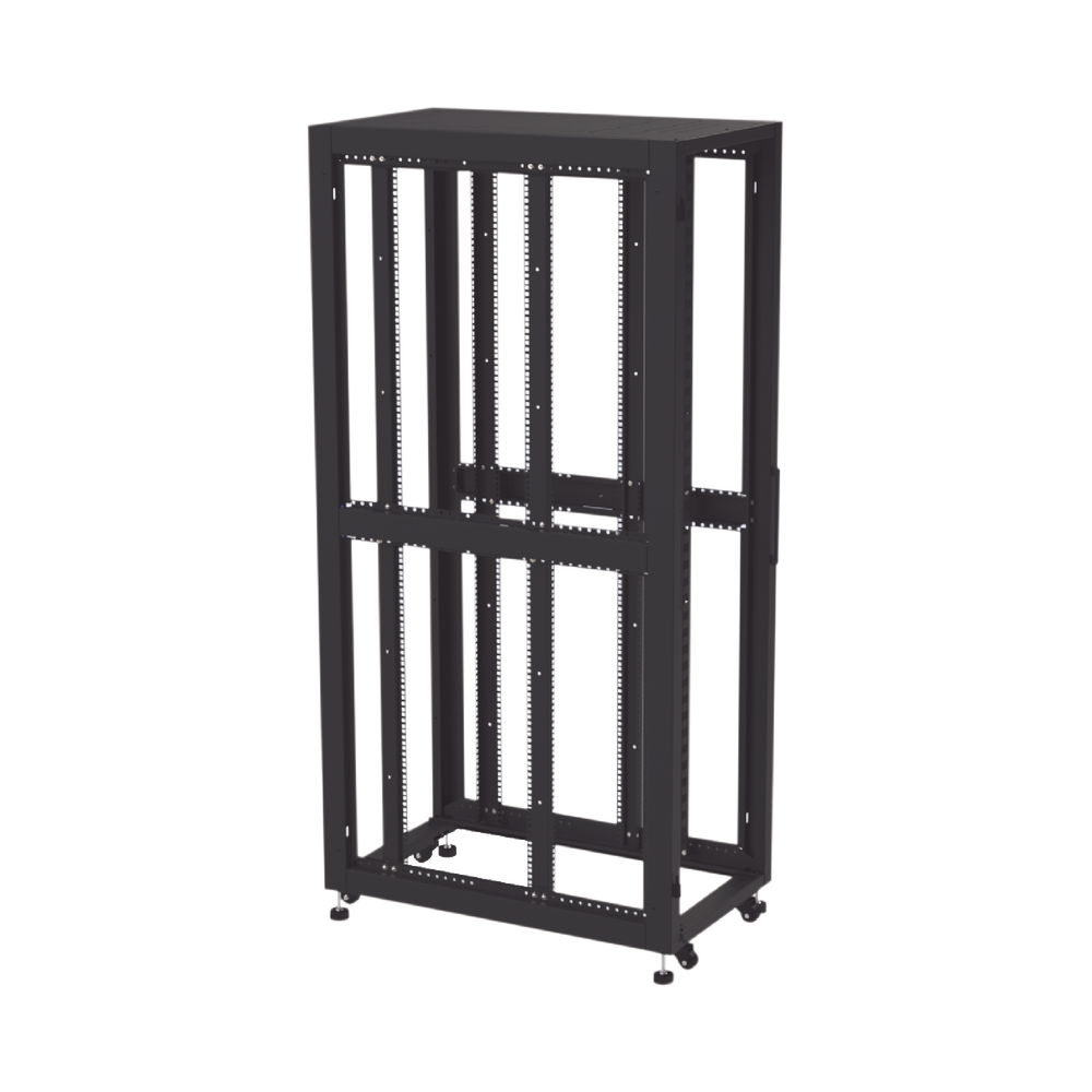 Standard 19" Rack Mount Telecommunications Cabinet, 42RU, 600mm Width x 1000mm Depth. Made of Steel.