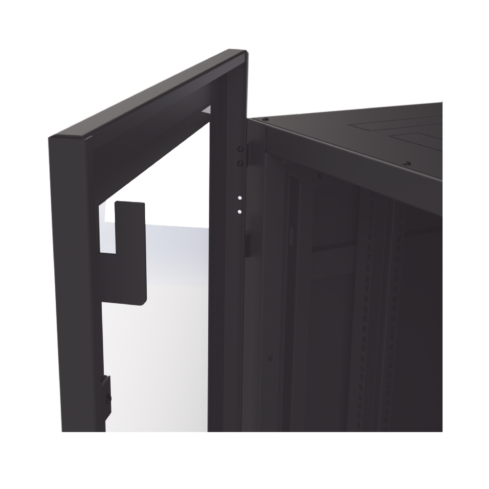 Standard 19" Rack Mount Telecommunications Cabinet, 42RU, 600mm Width x 1000mm Depth. Made of Steel.