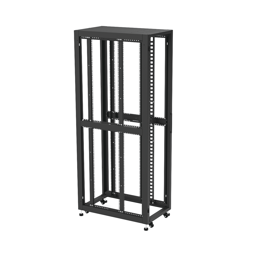 Gabinete Profesional para Telecomunicaciones de 48UR, 600 mm de Ancho x 1000 mm de Profundidad.