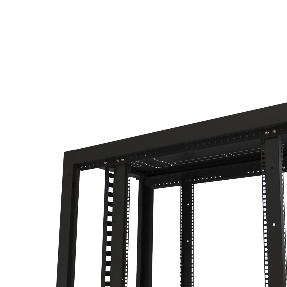 Gabinete Profesional para Telecomunicaciones de 24UR, 600 mm de Ancho x 1200 mm de Profundidad.