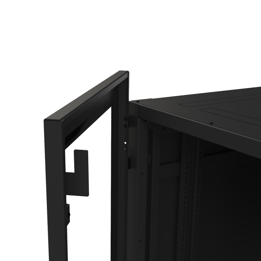 Gabinete Profesional para Telecomunicaciones de 24UR, 600 mm de Ancho x 1200 mm de Profundidad.