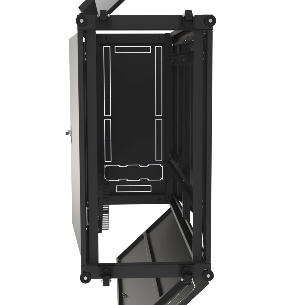 Gabinete Profesional para Telecomunicaciones de 37UR, 600 mm de Ancho x 1200 mm de Profundidad.