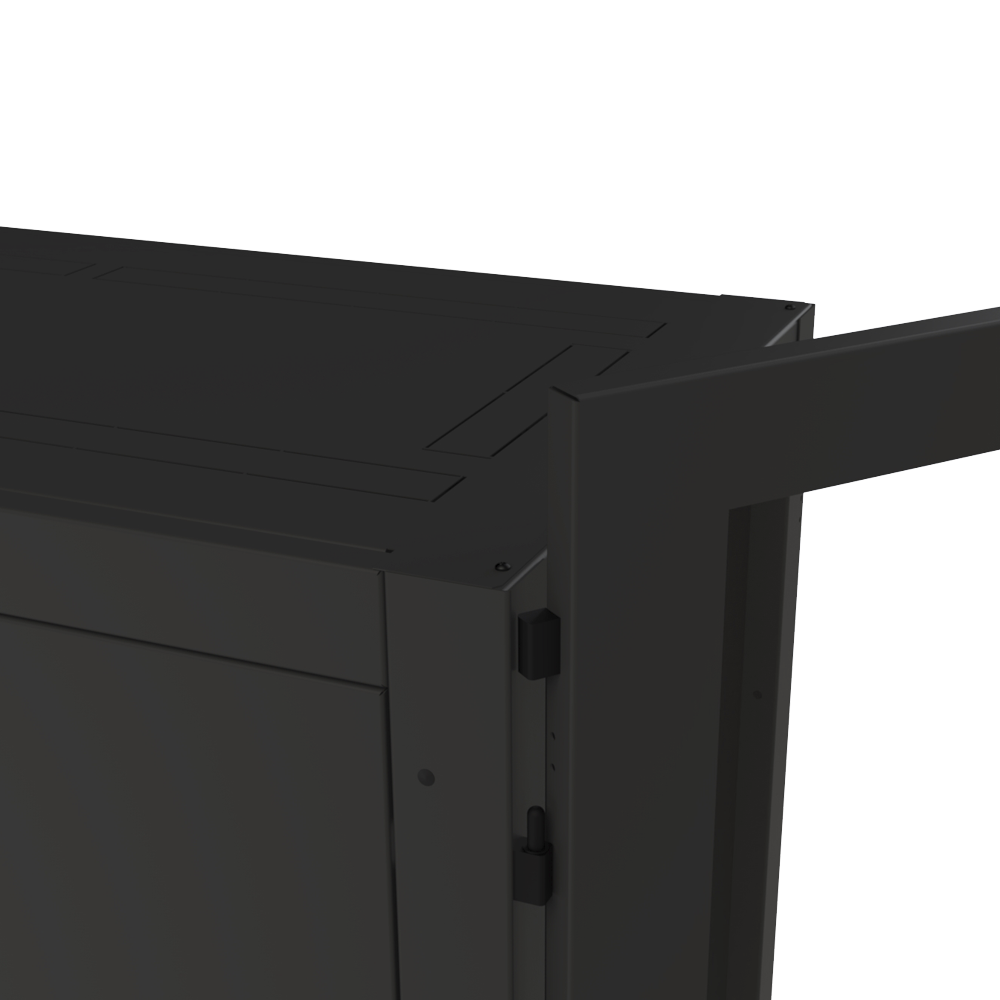 Gabinete para Telecomunicaciones Rack Estándar de 19", 42UR, 600 mm Ancho x 1200 mm Profundidad. Fabricado en Acero.