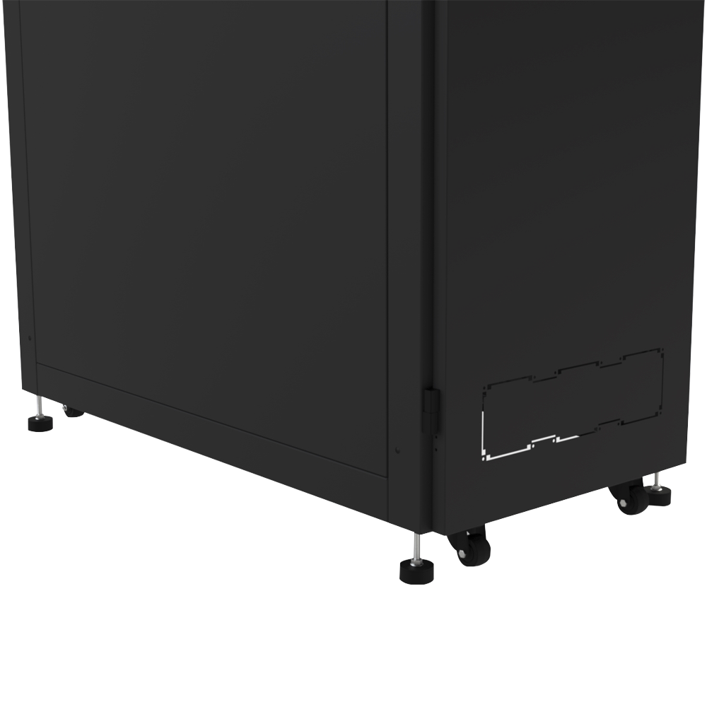 Gabinete para Telecomunicaciones Rack Estándar de 19", 42UR, 600 mm Ancho x 1200 mm Profundidad. Fabricado en Acero.