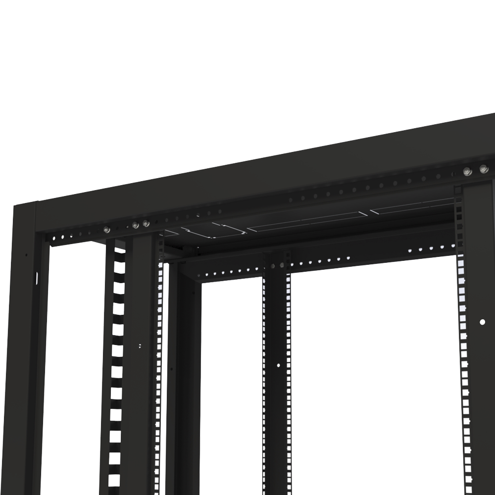 Gabinete para Telecomunicaciones Rack Estándar de 19", 42UR, 600 mm Ancho x 1200 mm Profundidad. Fabricado en Acero.