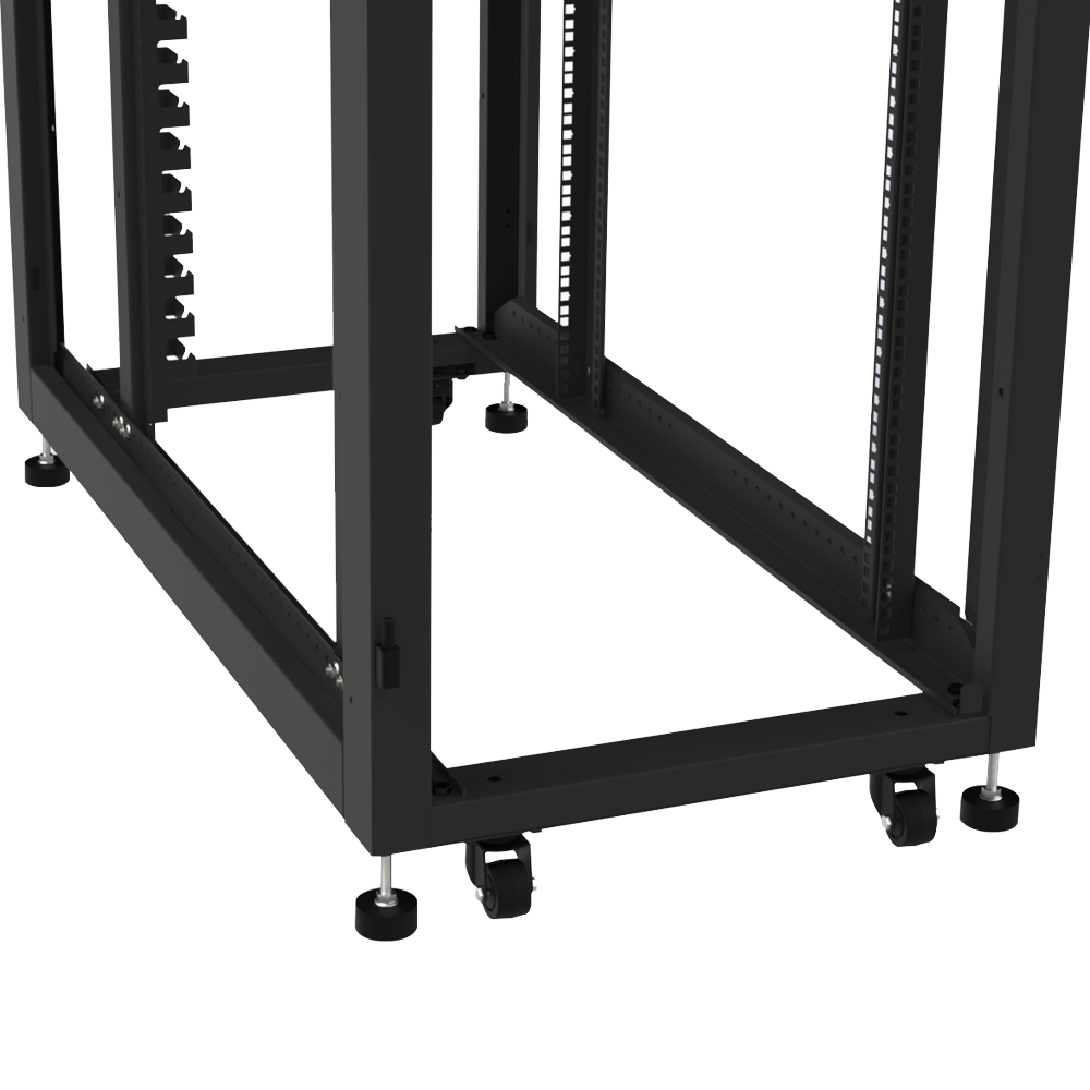 Gabinete para Telecomunicaciones Rack Estándar de 19", 42UR, 600 mm Ancho x 1200 mm Profundidad. Fabricado en Acero.
