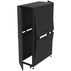 Gabinete para Telecomunicaciones Rack Estándar de 19", 42UR, 600 mm Ancho x 1200 mm Profundidad. Fabricado en Acero.