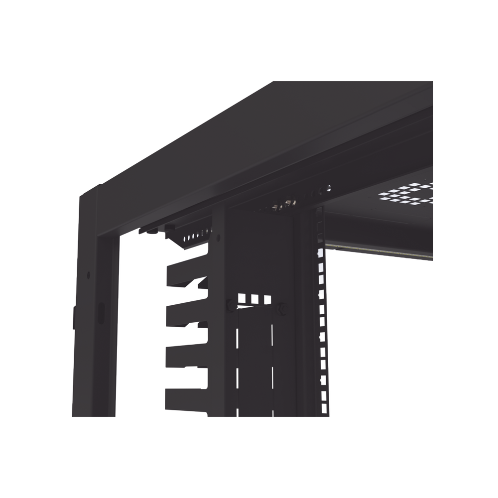 Gabinete para Telecomunicaciones Rack Estándar de 19", 42UR, 800 mm Ancho x 1000 mm Profundidad. Fabricado en Acero.