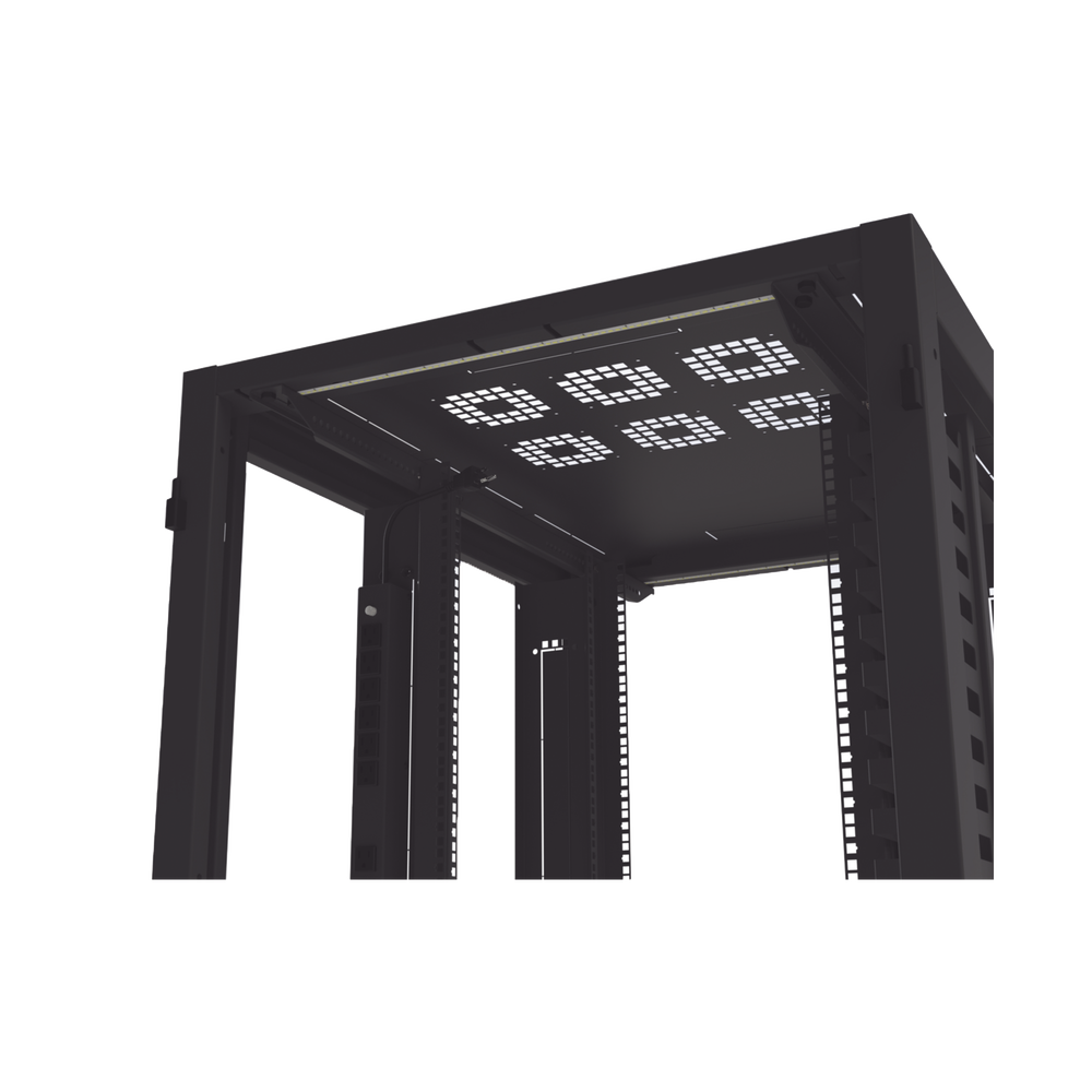 Gabinete para Telecomunicaciones Rack Estándar de 19", 42UR, 800 mm Ancho x 1000 mm Profundidad. Fabricado en Acero.