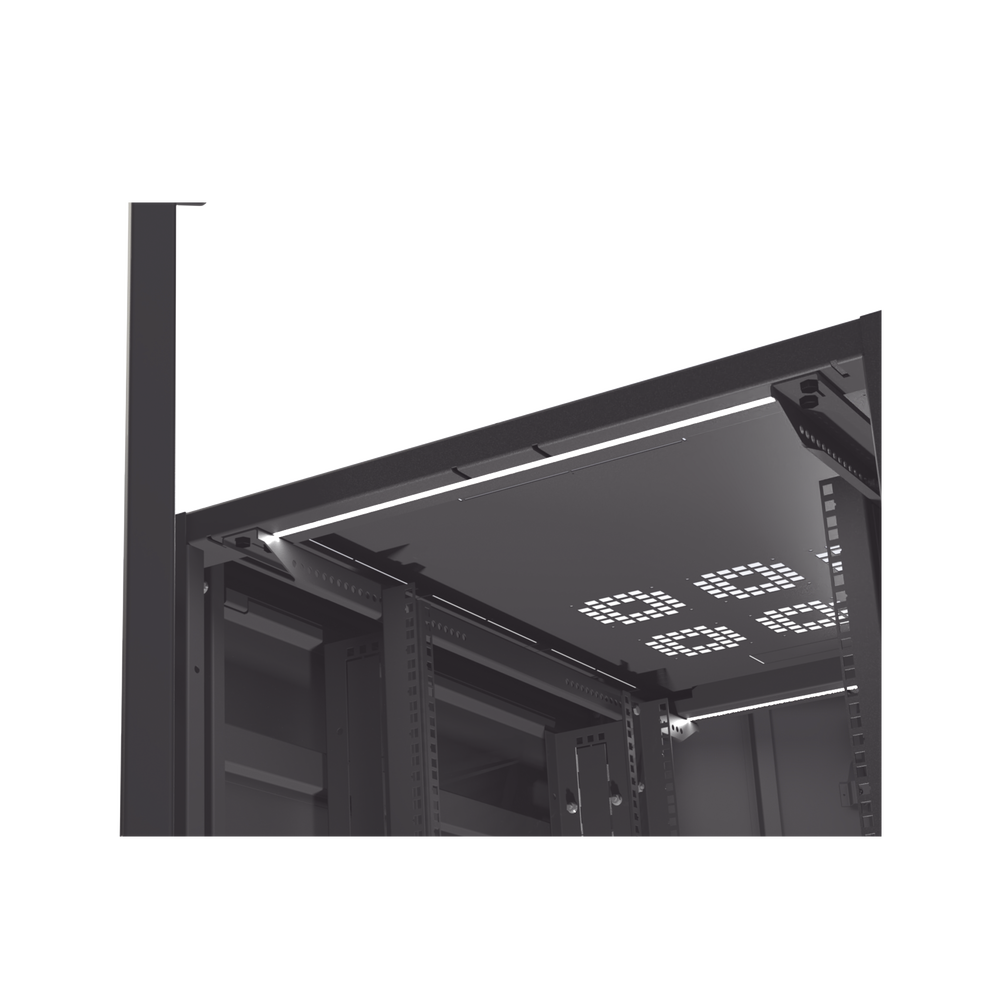 Gabinete para Telecomunicaciones Rack Estándar de 19", 42UR, 800 mm Ancho x 1000 mm Profundidad. Fabricado en Acero.