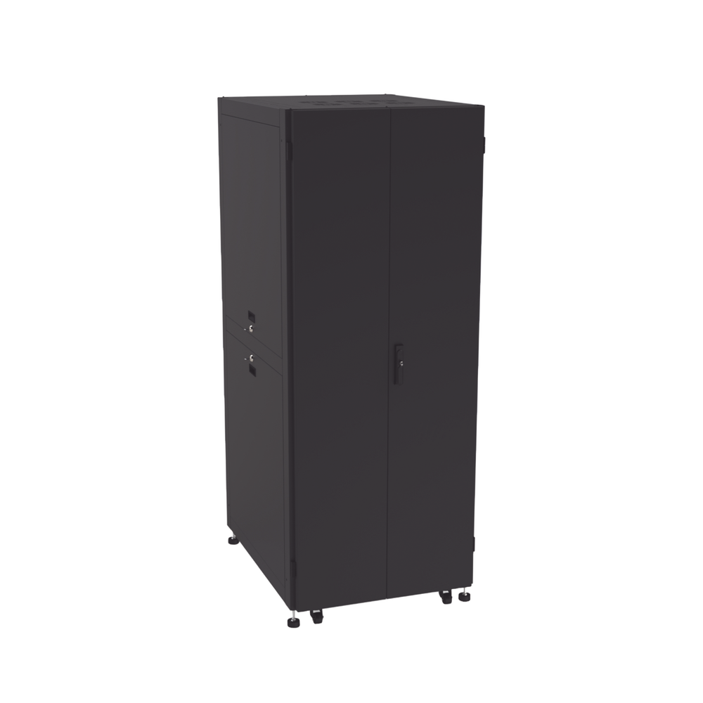 Gabinete para Telecomunicaciones Rack Estándar de 19", 42UR, 800 mm Ancho x 1000 mm Profundidad. Fabricado en Acero.