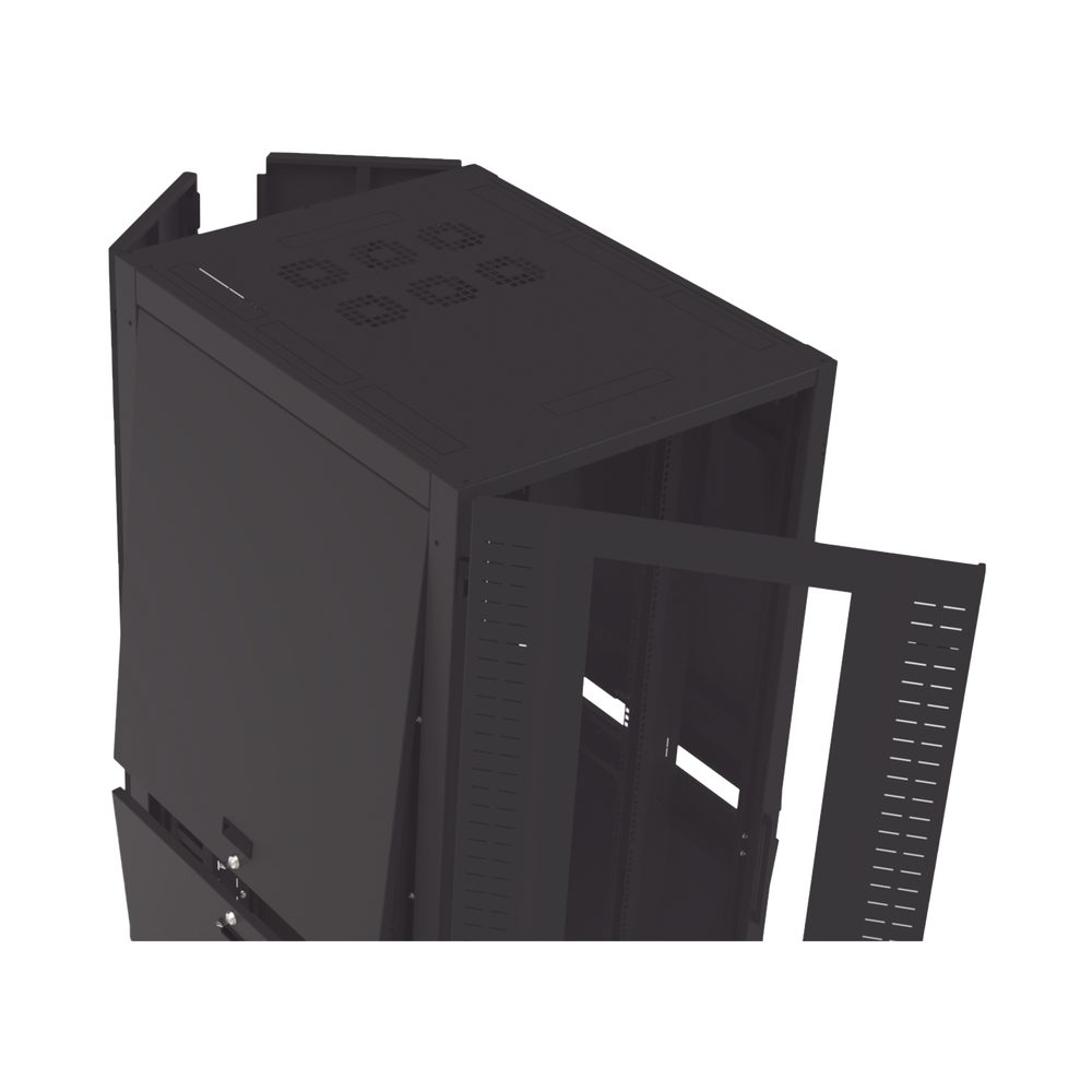 Gabinete Ancho para Telecomunicaciones de 45UR, 800 Ancho, 1000 mm Profundidad. Incluye Iluminación.