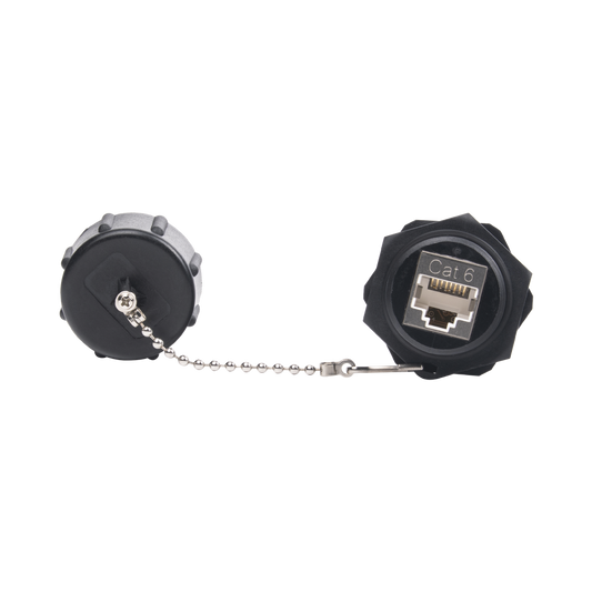 Jack Industrial RJ45 Categoría 6 Blindado, IP67 (Waterproof)
