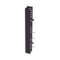 Kit Organizador Vertical de Cable Sencillo para Rack Abierto de 24 Unidades para EIQR3224 y EIRL5524DR.