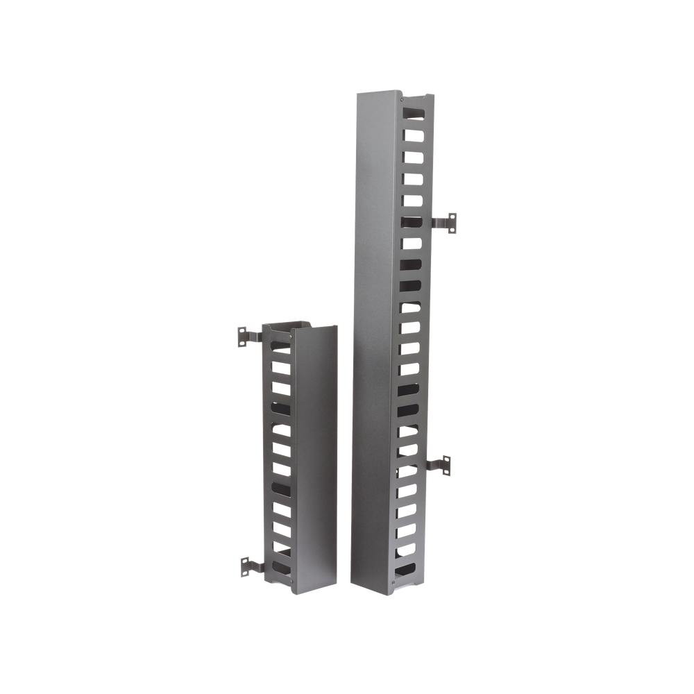 Kit organizador vertical de cable sencillo para rack abierto de 37 unidades