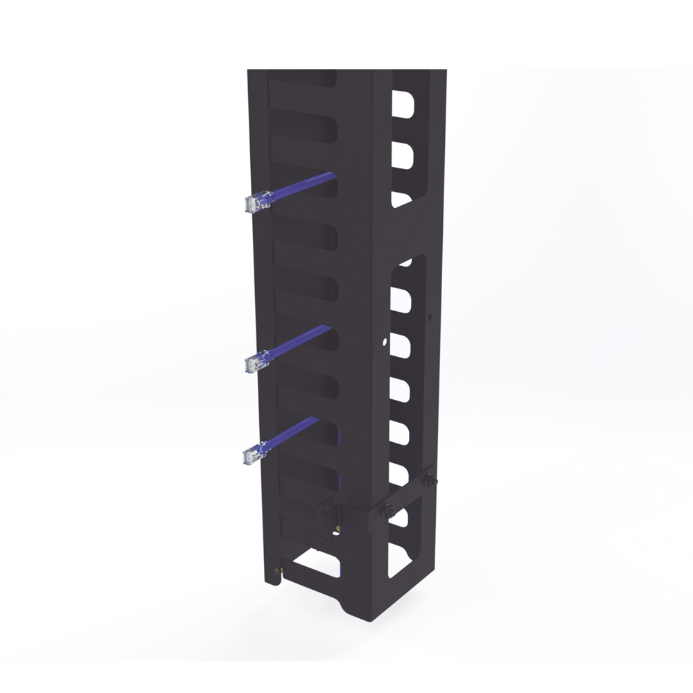 Kit Organizador Vertical de Cable Sencillo para Rack Abierto de 42 Unidades para EIQR3242 y EIRL5542DR.
