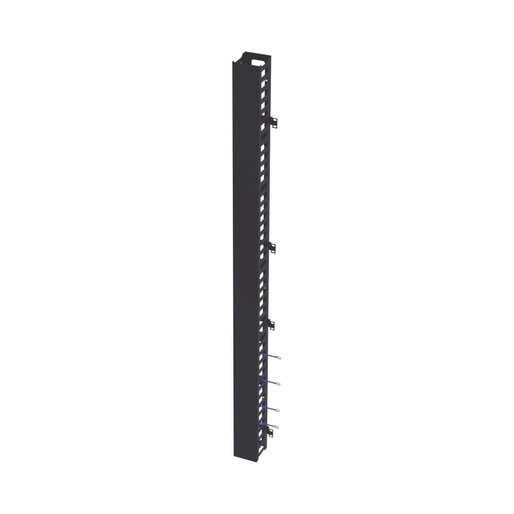 Kit Organizador Vertical de Cable Sencillo para Rack Abierto de 42 Unidades para EIQR3242 y EIRL5542DR.