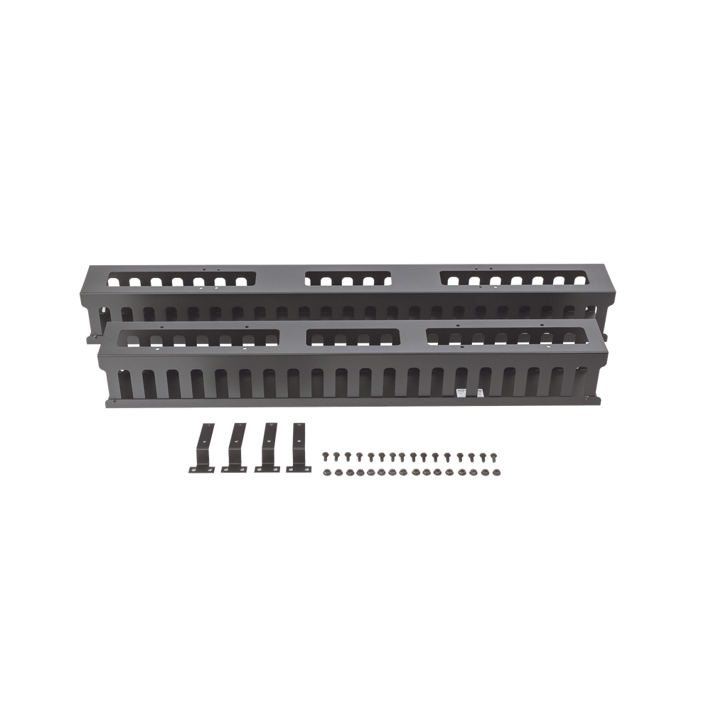Single Vertical Cable Organizer Kit for 45-Unit Open Rack