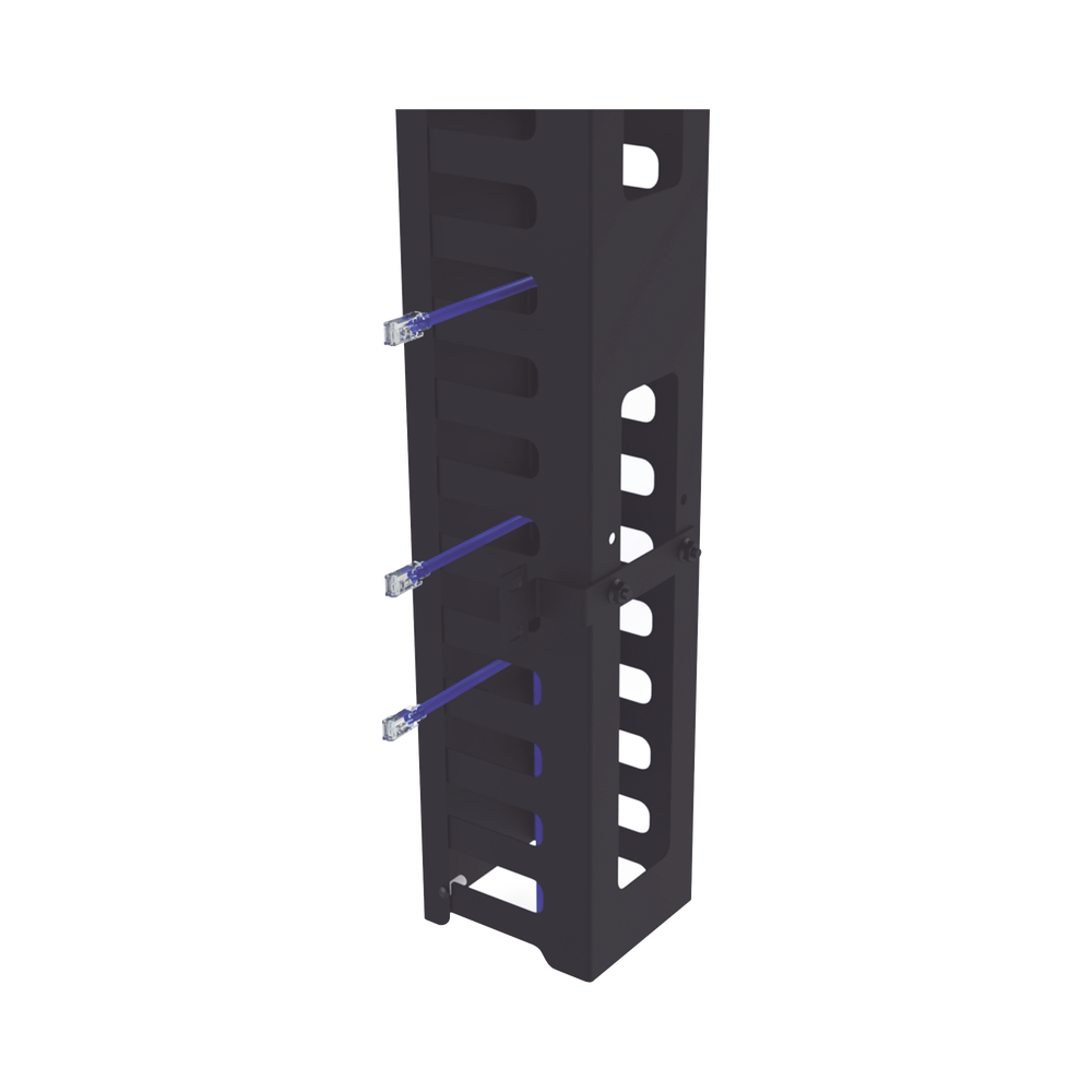 Kit Organizador Vertical de Cable Sencillo para Rack Abierto de 45 Unidades para EIQR3245 y EIRL5545DR.