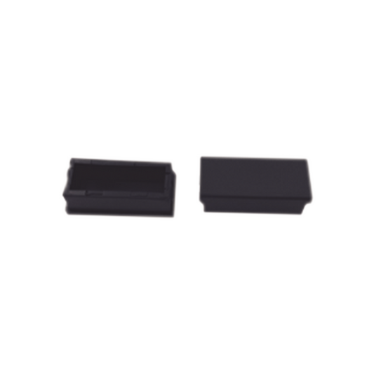 Inserto ciego duplex para placas acopladoras LP-FO-D06 color negro