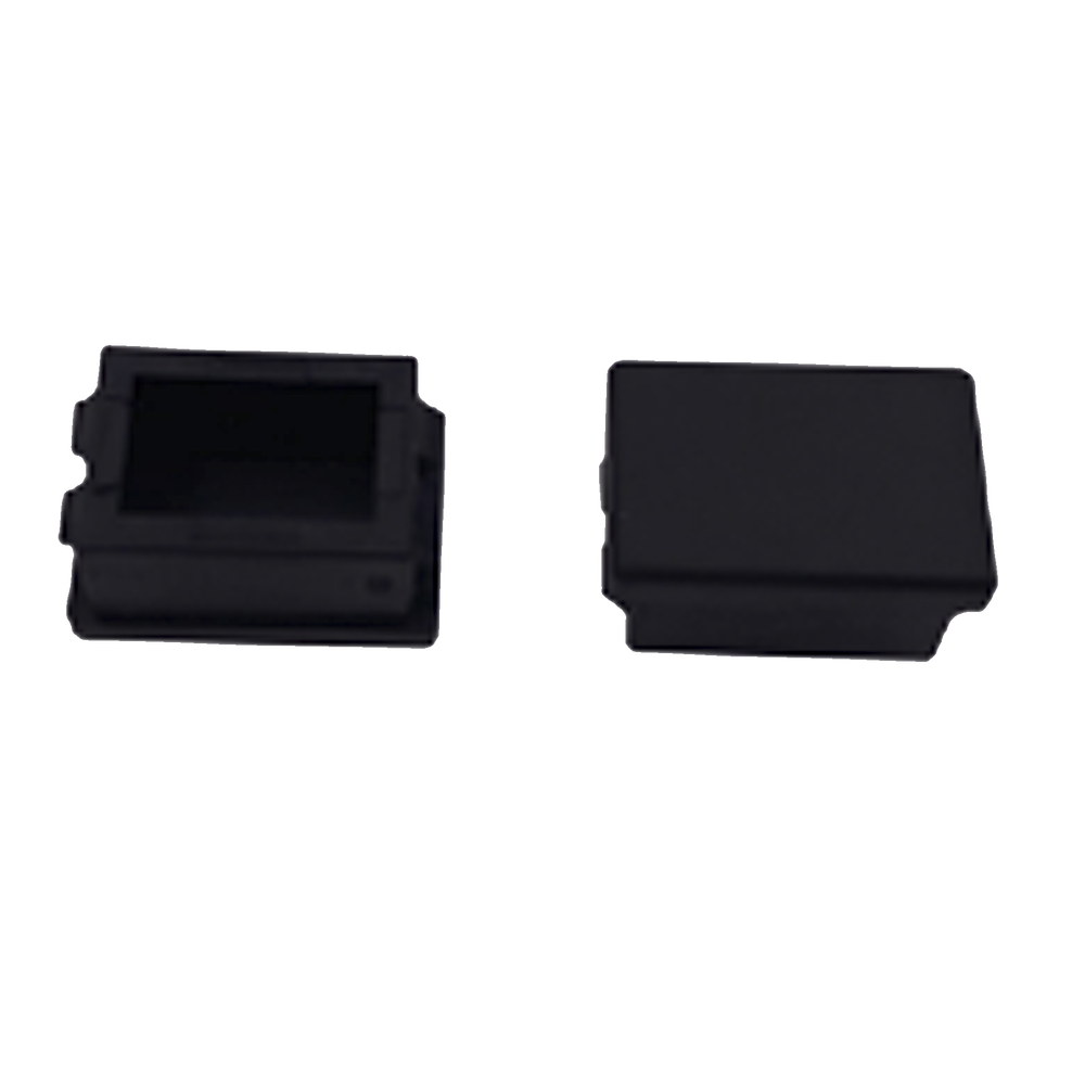 Inserto ciego para placas acopladoras LP-FO-D06 y LP-FO-D12, color negro, Bolsa con 100 pcs