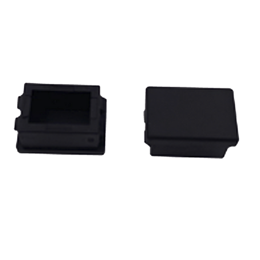 Inserto ciego para placas acopladoras LP-FO-D06 y LP-FO-D12, color negro, Bolsa con 100 pcs