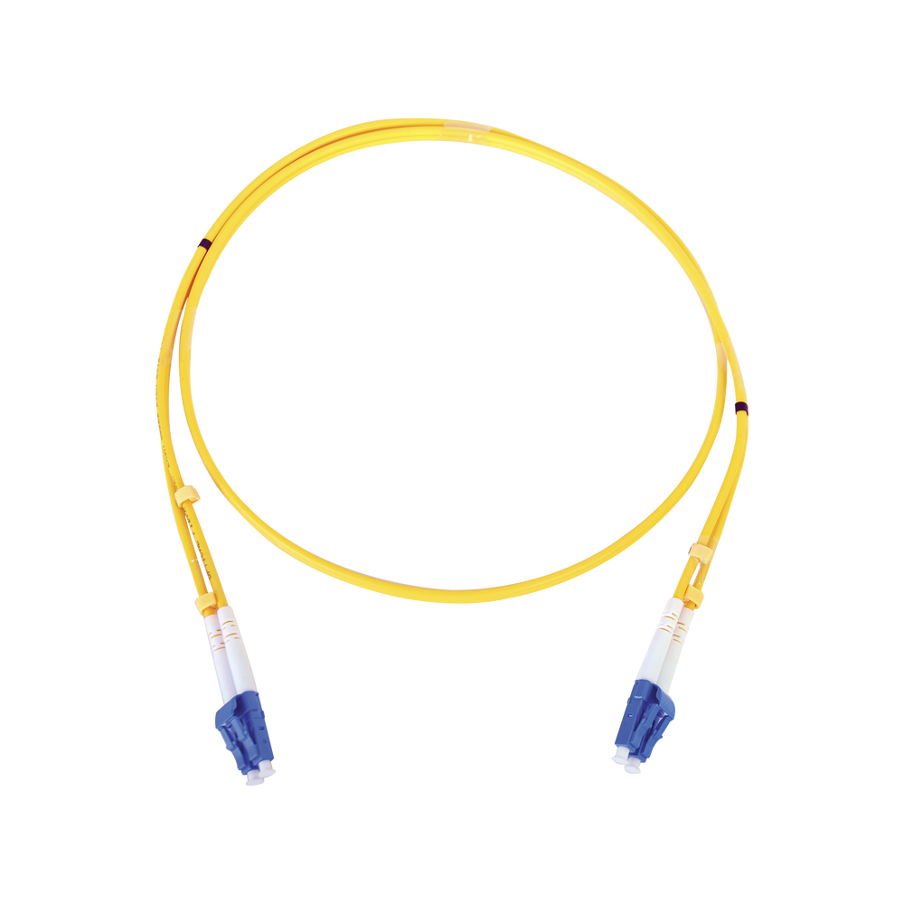 Jumper de Fibra Óptica Monomodo LC/LC Duplex de 1 metro