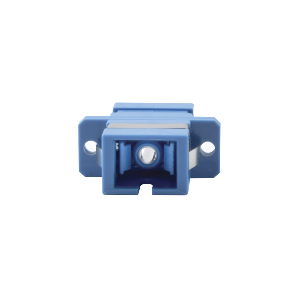 Simplex SC/UPC to SC/UPC fiber optic coupler module compatible with single-mode fiber