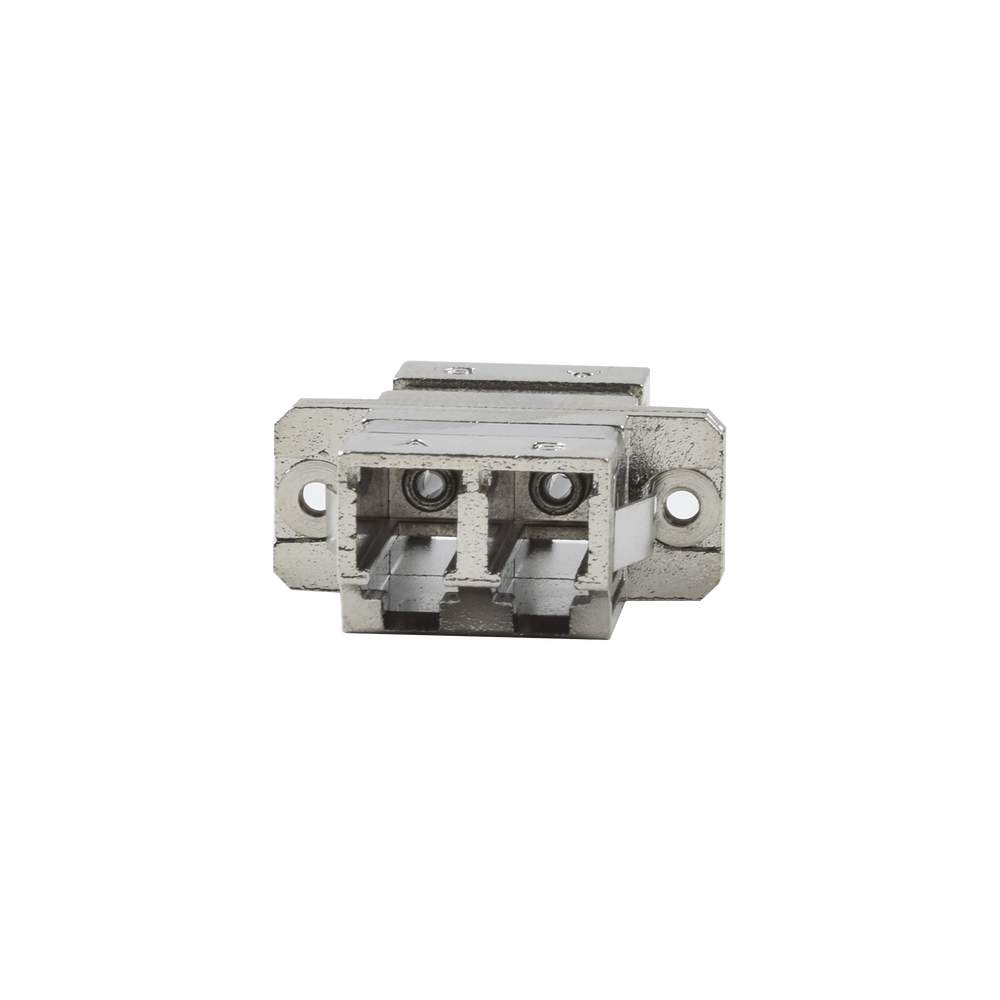 LC/PC to LC/PC duplex fiber optic coupler module compatible with multimode fiber