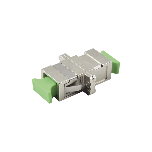 Módulo acoplador de fibra óptica simplex SC/APC a SC/APC compatible con fibra Monomodo