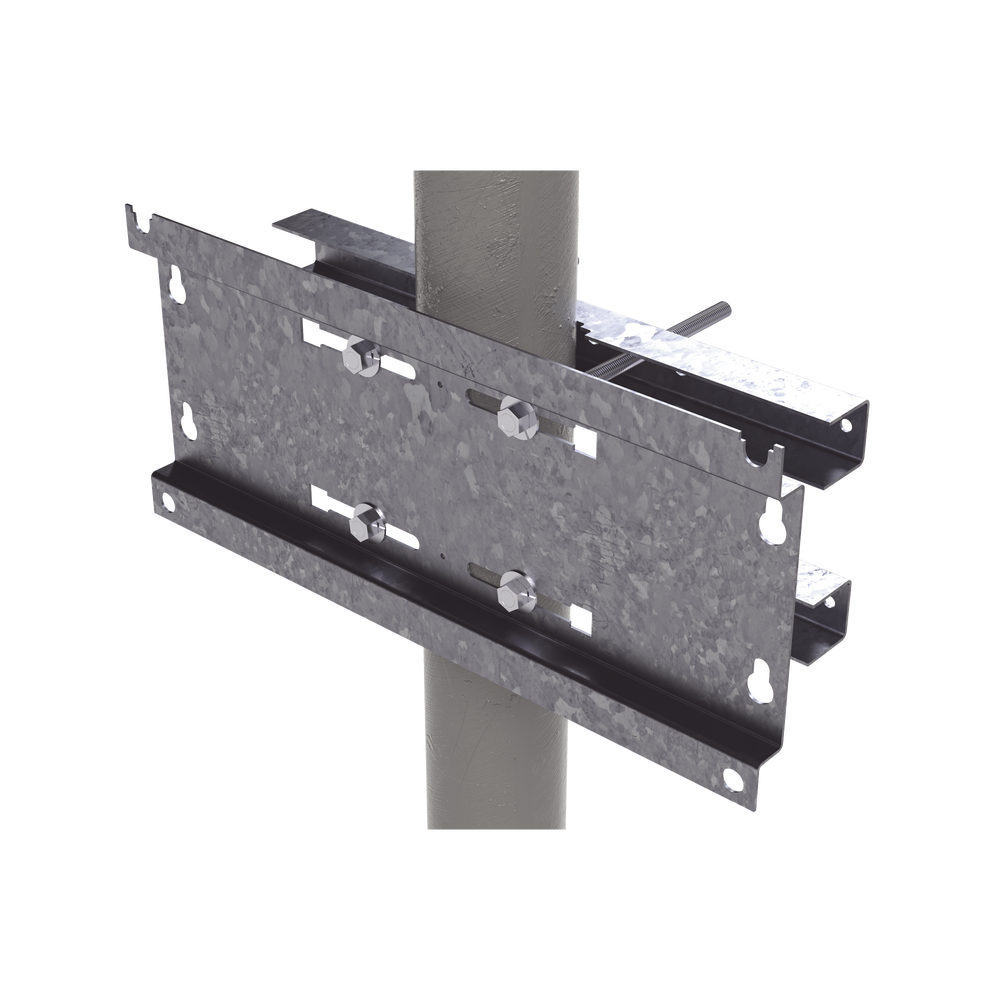 Hardware for fixing to wall, tower or pole compatible with LP-FORTE-09U-R3.