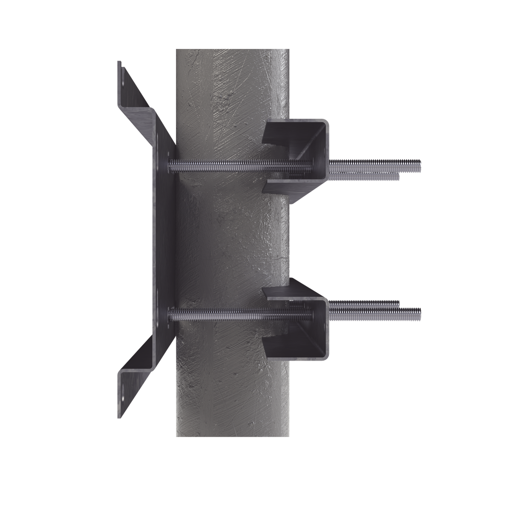 Hardware for fixing to wall, tower or pole compatible with LP-FORTE-09U-R3.