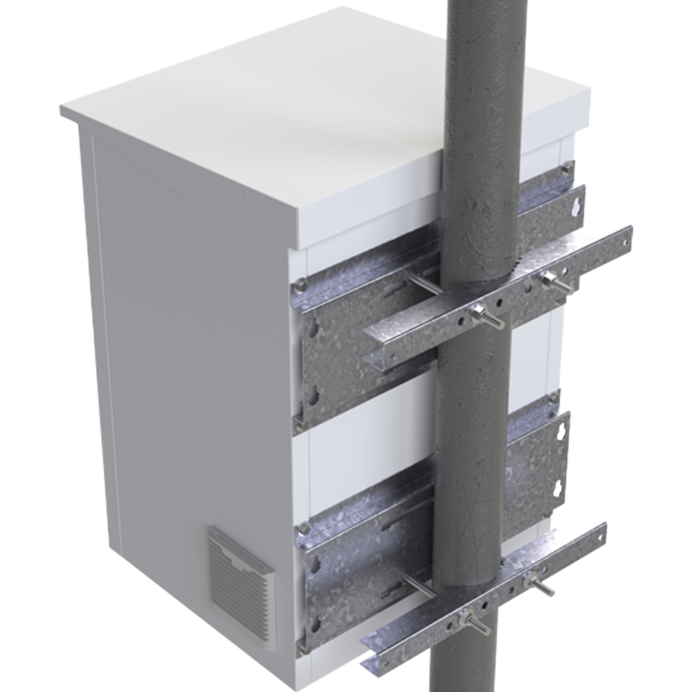 Herraje para Fijación a Pared, Torre o Poste compatible con LP-FORTE-16UR3 y LP-FORTE-24U-R3