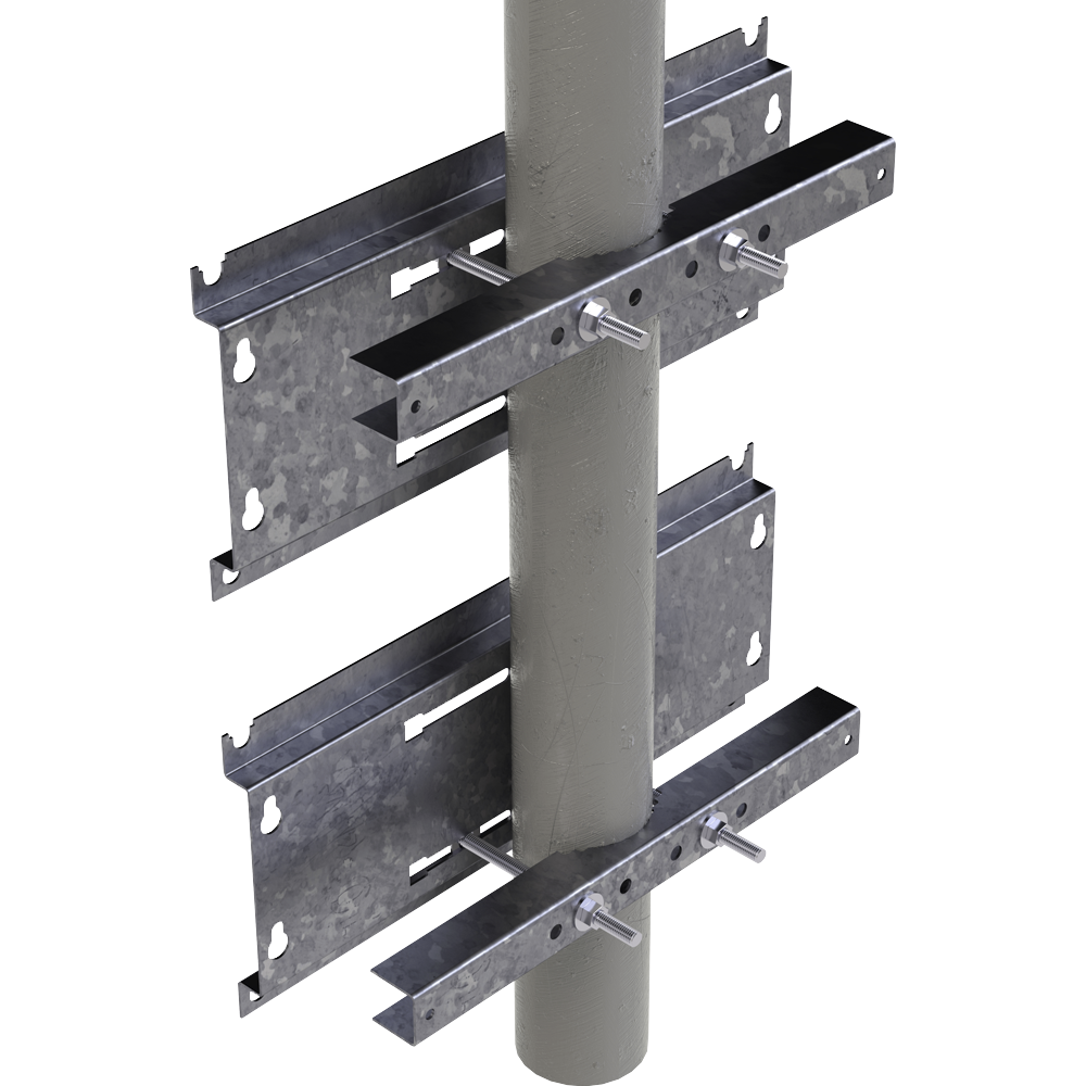 Herraje para Fijación a Pared, Torre o Poste compatible con LP-FORTE-16UR3 y LP-FORTE-24U-R3