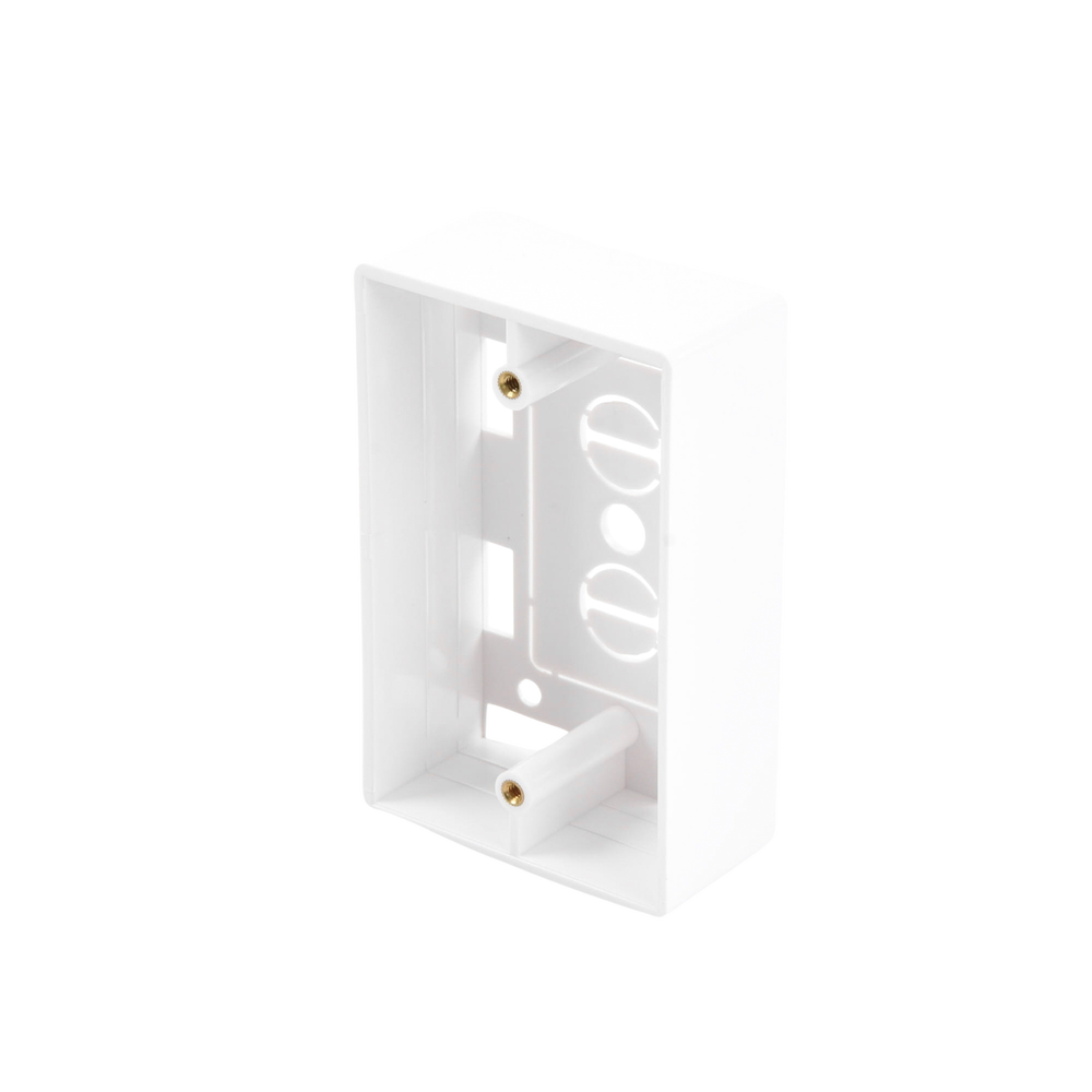Caja de Pared Universal, Color blanco, Para montaje con Placas de Pared