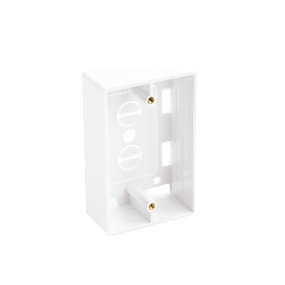 Caja de Pared Universal, Color blanco, Para montaje con Placas de Pared
