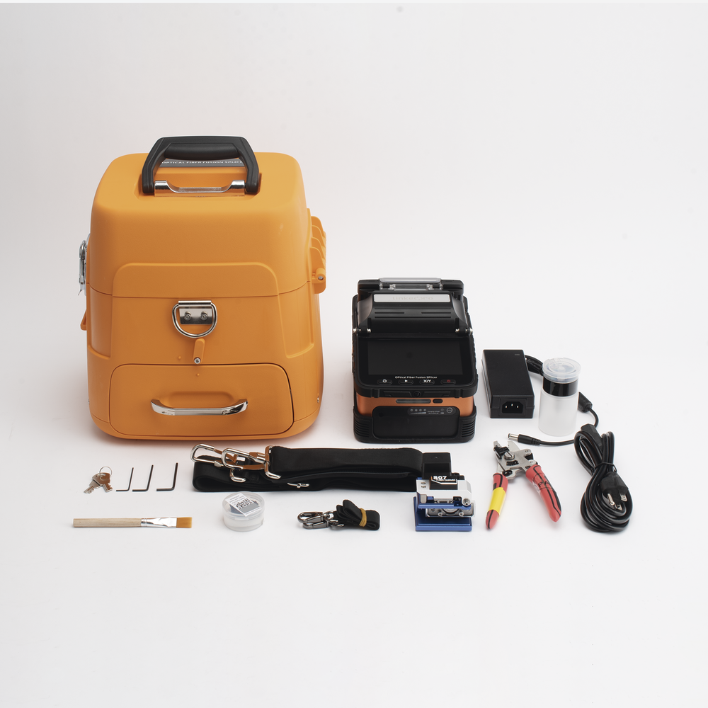 Multimode and Singlemode Fiber Optic Fusion Splicer / 6 motors / Core Alignment