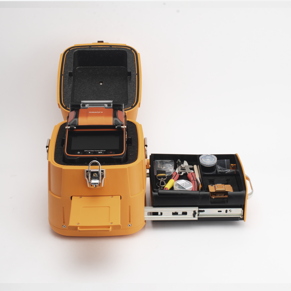 Multimode and Singlemode Fiber Optic Fusion Splicer / 6 motors / Core Alignment / OPM + VFL
