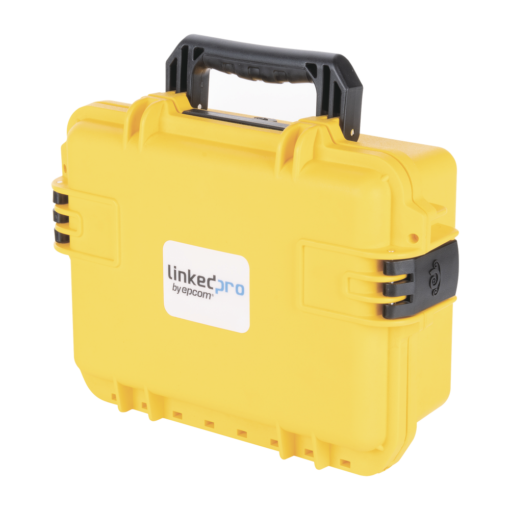 Fiber optic mechanical connector termination tool kit, includes military-grade (heavy-duty) carrying case