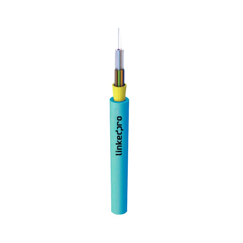 Cable de Fibra Óptica Multimodo OM3 50/125, 6 hilos, para Interior, Tight Buffer 900µm, OFNR Riser, Dieléctrica, Precio Por Metro