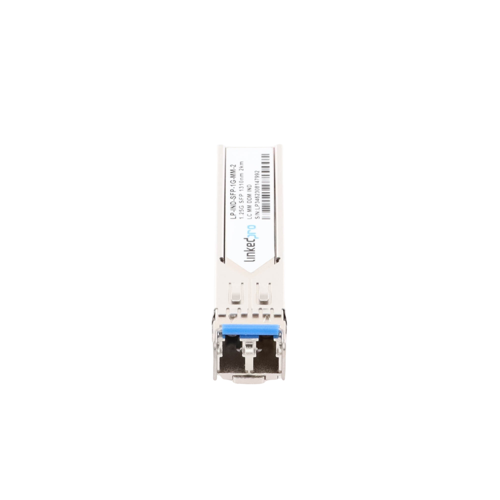Industrial SFP (Mini-Gbic) Transceiver / Multimode / 1.25 Gbps Speed ​​/ Duplex LC Connectors / Up to 2 km Distance